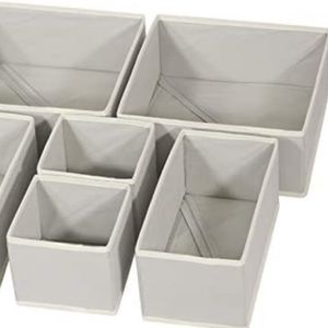 6 pk Gray Drawer Dividers/Organizers